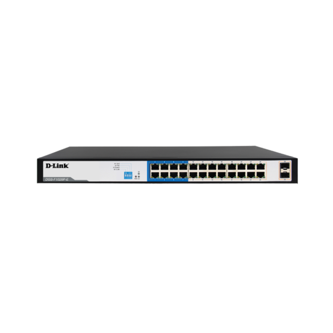 D-Link network switch on a white background